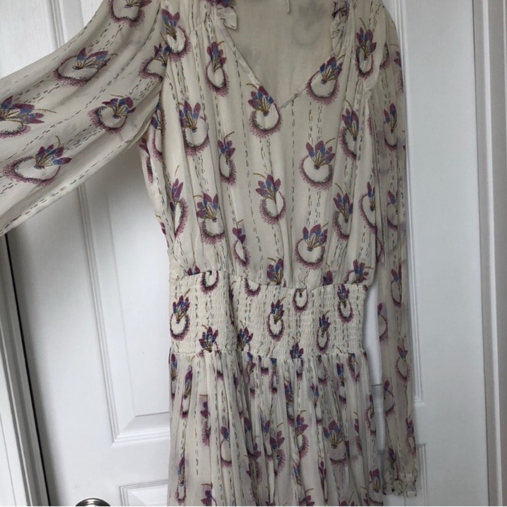 Free People Cream Floral Dress